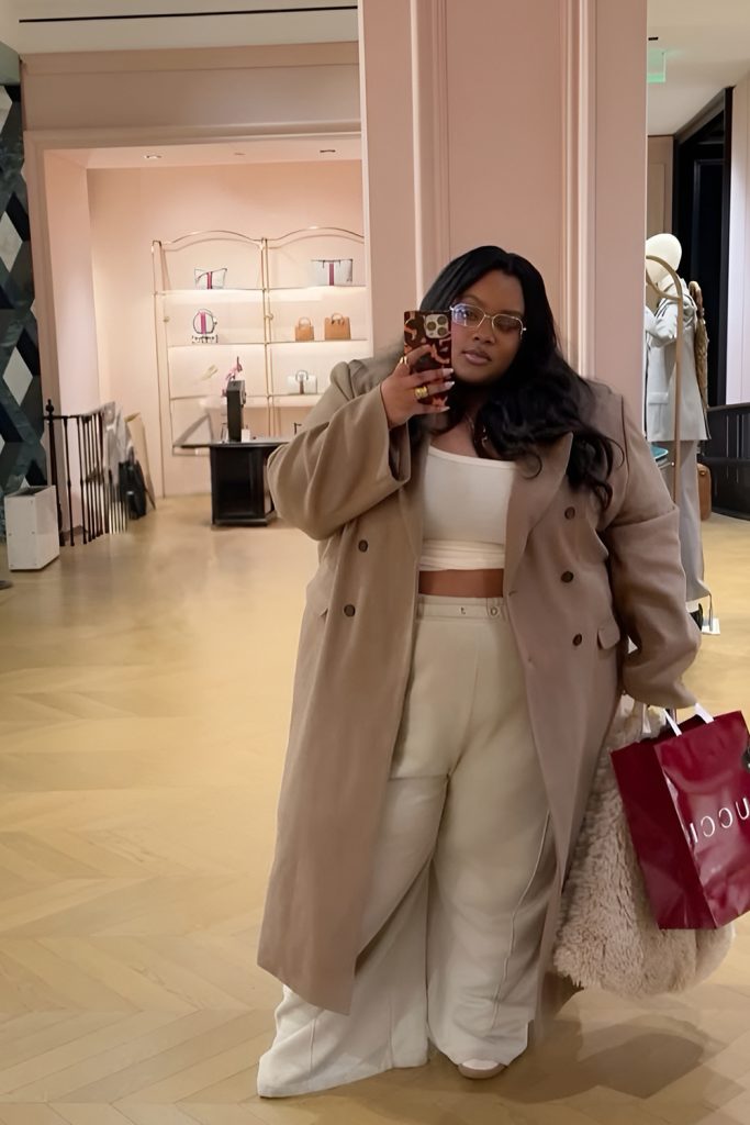 Lightweight Trench Coat on a Monochrome Base