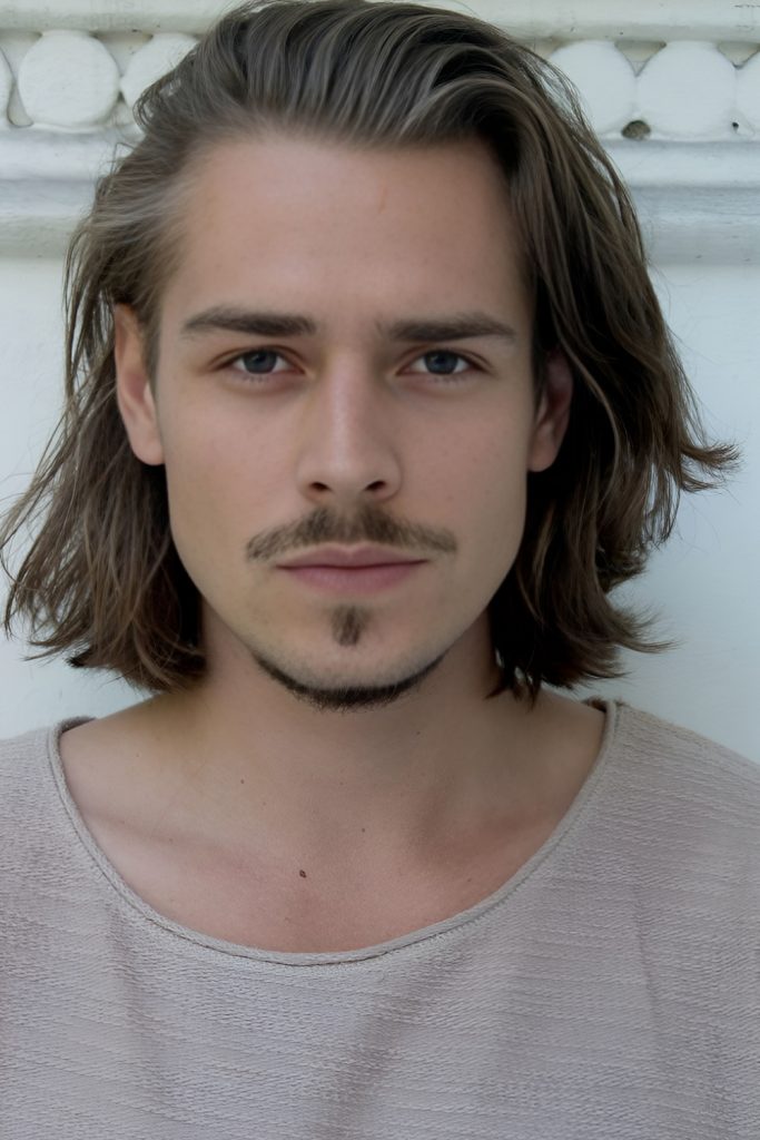 Long Hair With Side Part