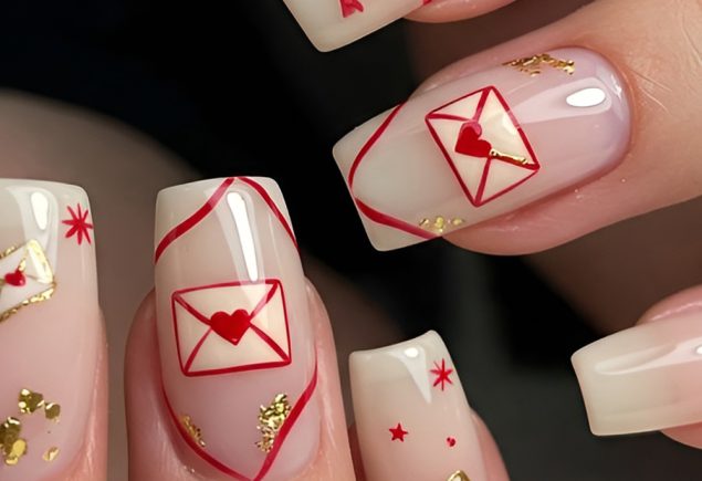 Love Letter Nails Script, Stamps & Seals