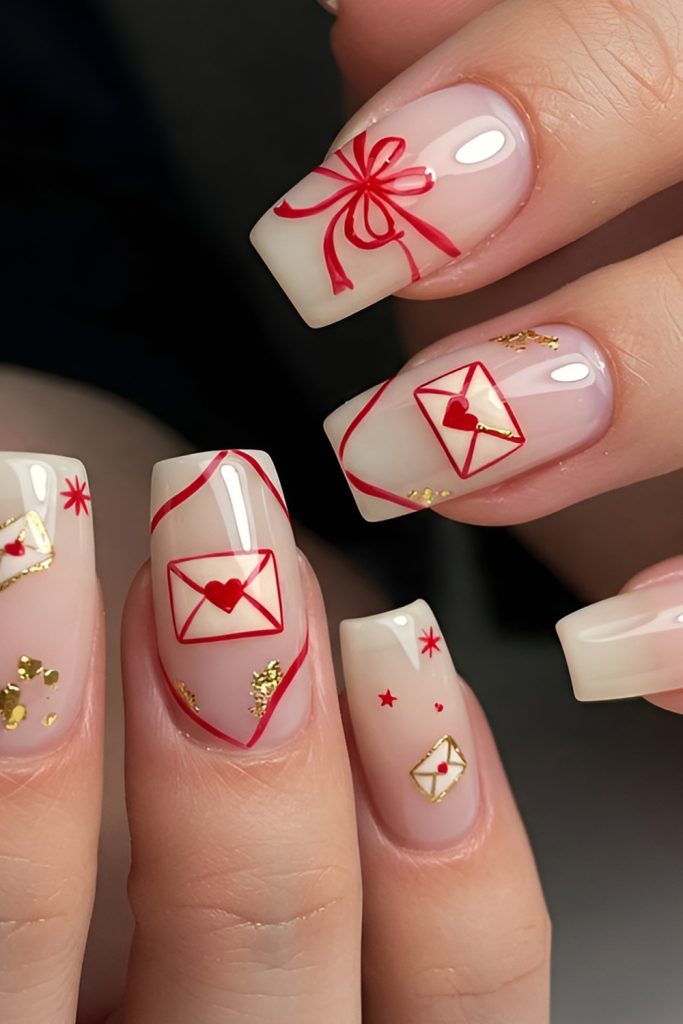 Love Letter Nails Script, Stamps & Seals