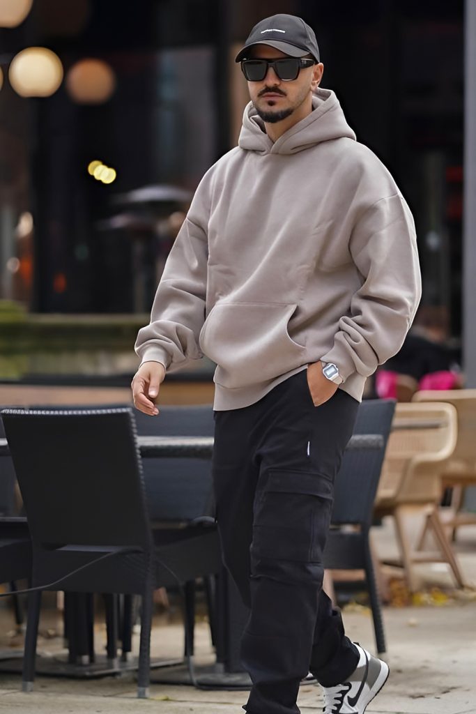 Monochrome cold weather fits with clean lines