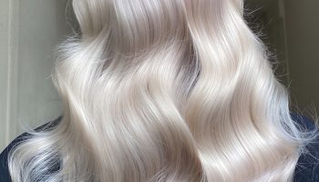 Pearlescent Blonde With a Silky, Cool Sheen