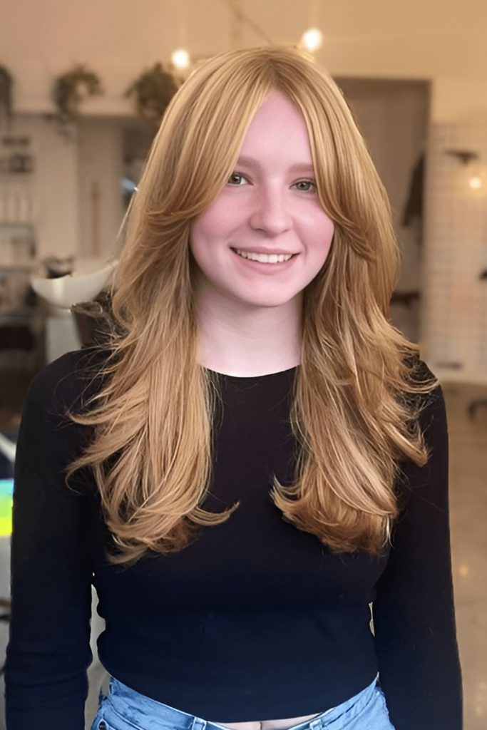 Pro Butterfly Cut Flatters Many Face Shapes Con Less Dramatic Framing