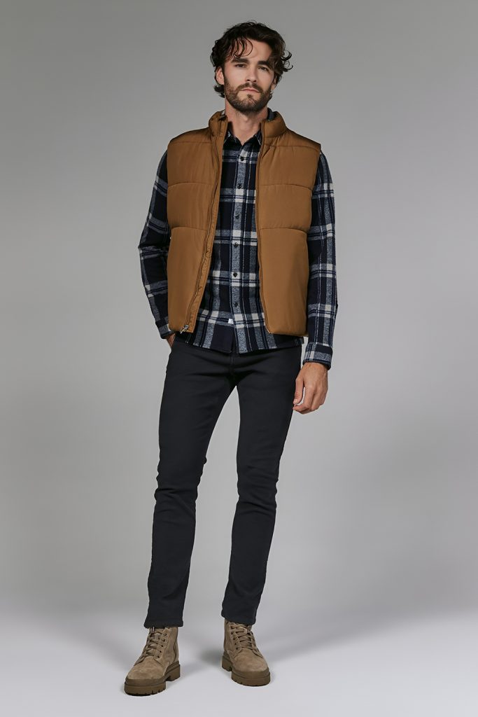Quilted Vests Over Flannels for Easy Warmth