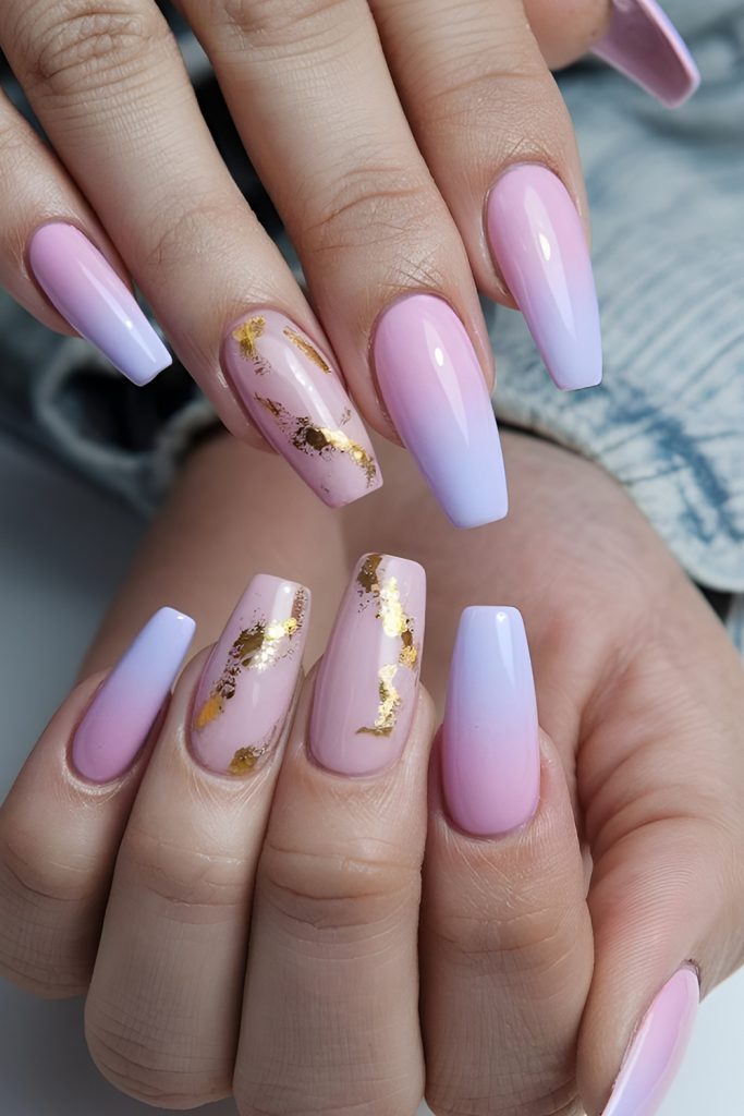 Soft Gradients with Metallic Spring Accents