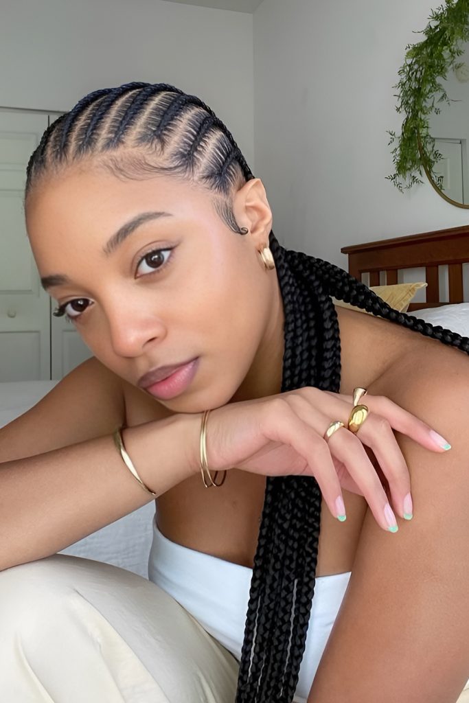 Stitch Braids with Sharp, Defined Lines