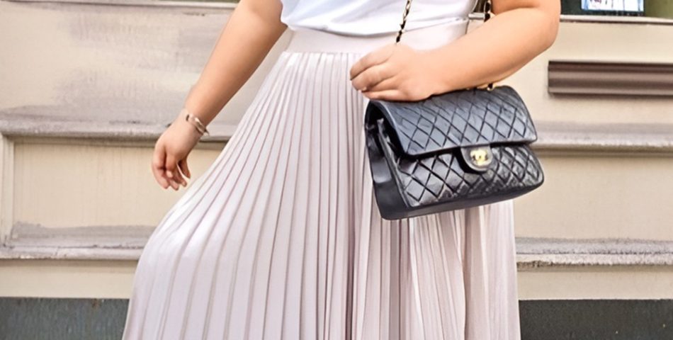 The Grace of Pleats and Flowing A Line Skirts