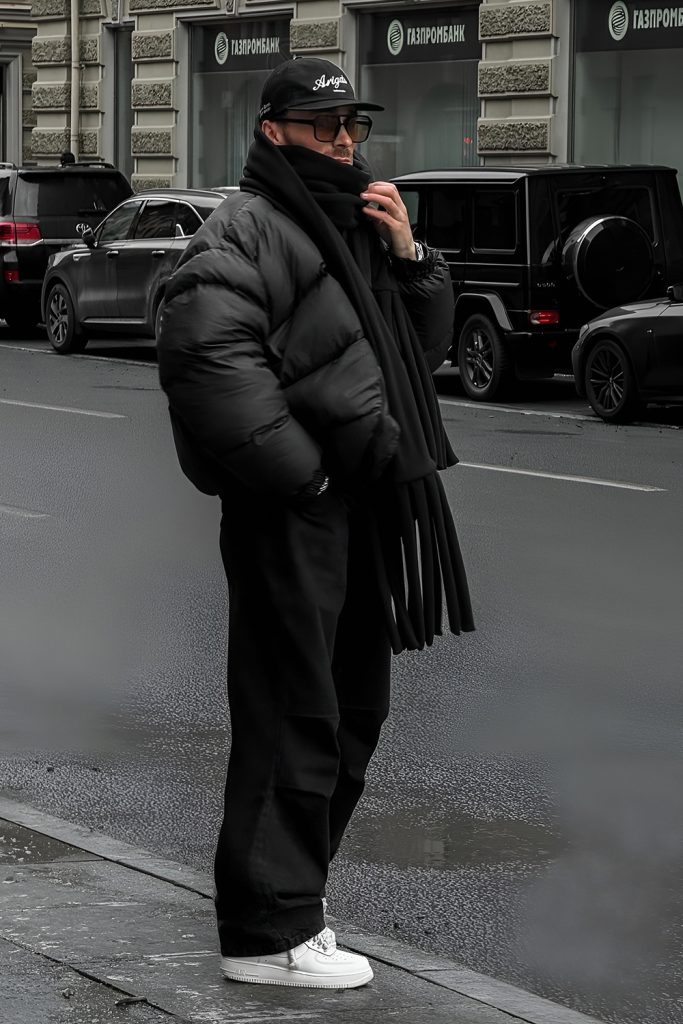 Understated Neutral Outfits with Strong Silhouettes