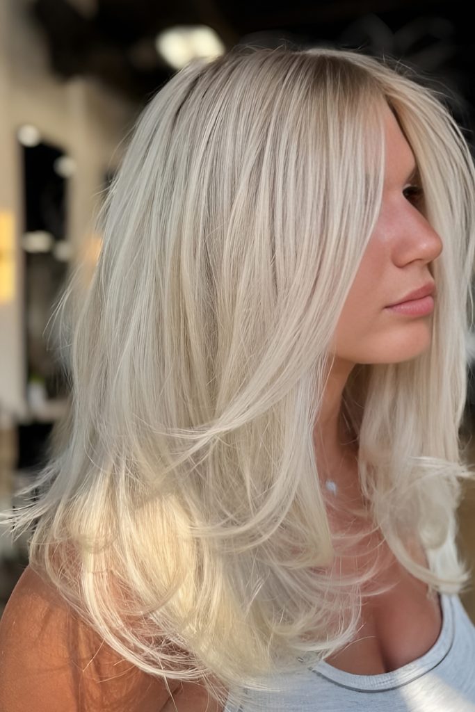 Vanilla Swirl Blonde With Multi Layered Shine