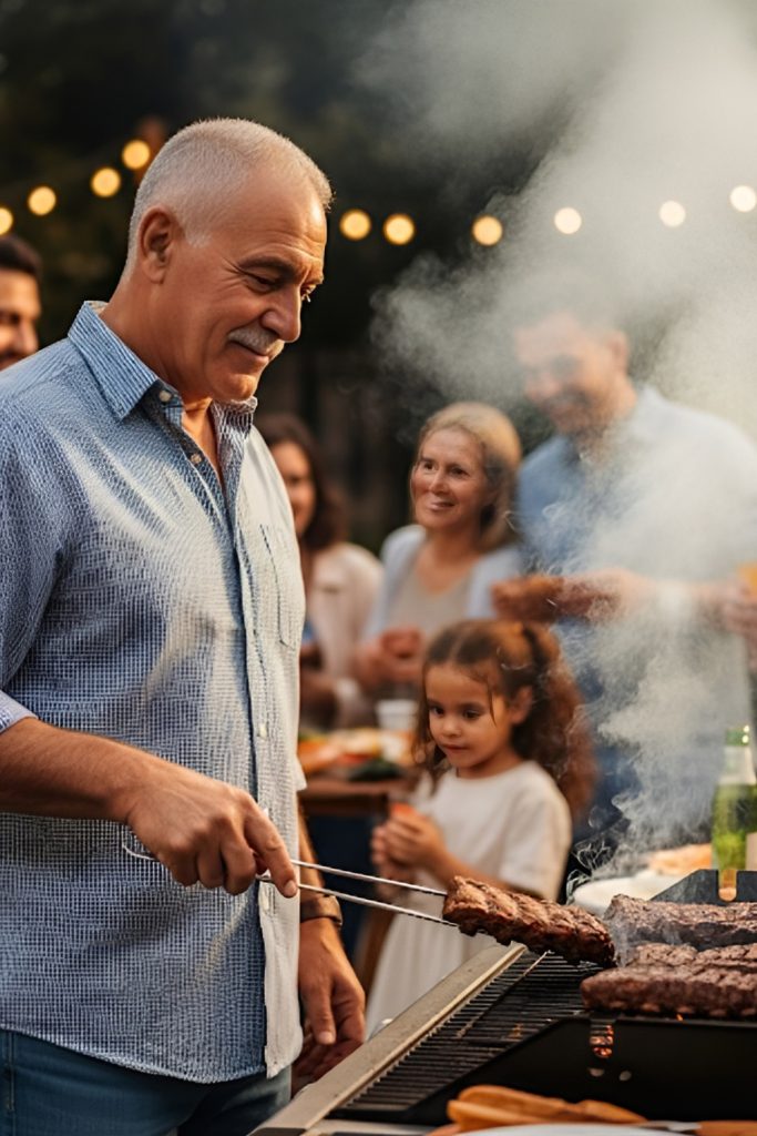 A Backyard Family Barbecue