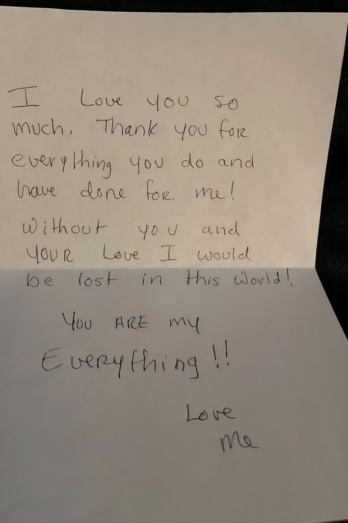 A Letter Celebrating Life Lessons