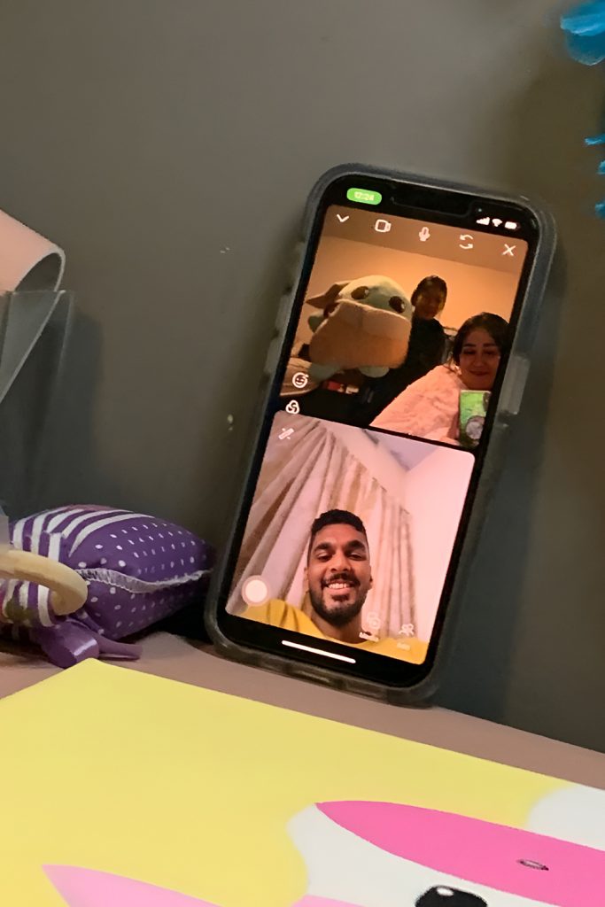 A Surprise Video Call with Loved Ones