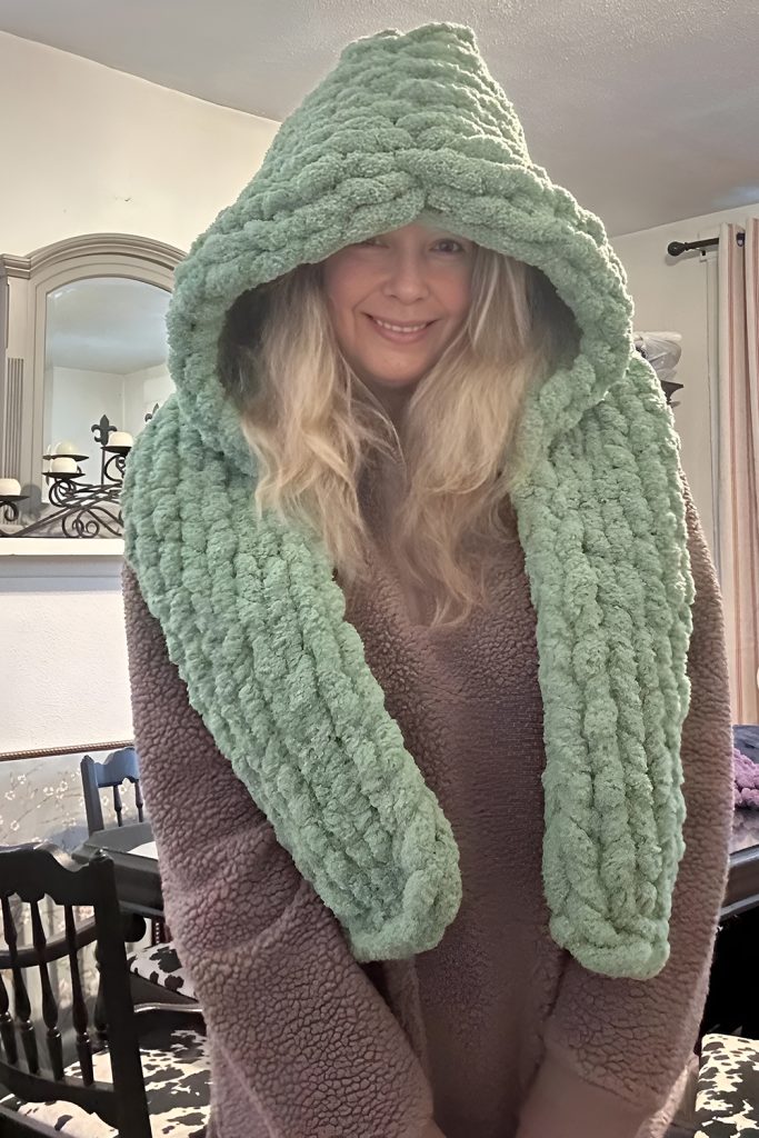 All in One Warmth Scarves and Hoods Combined