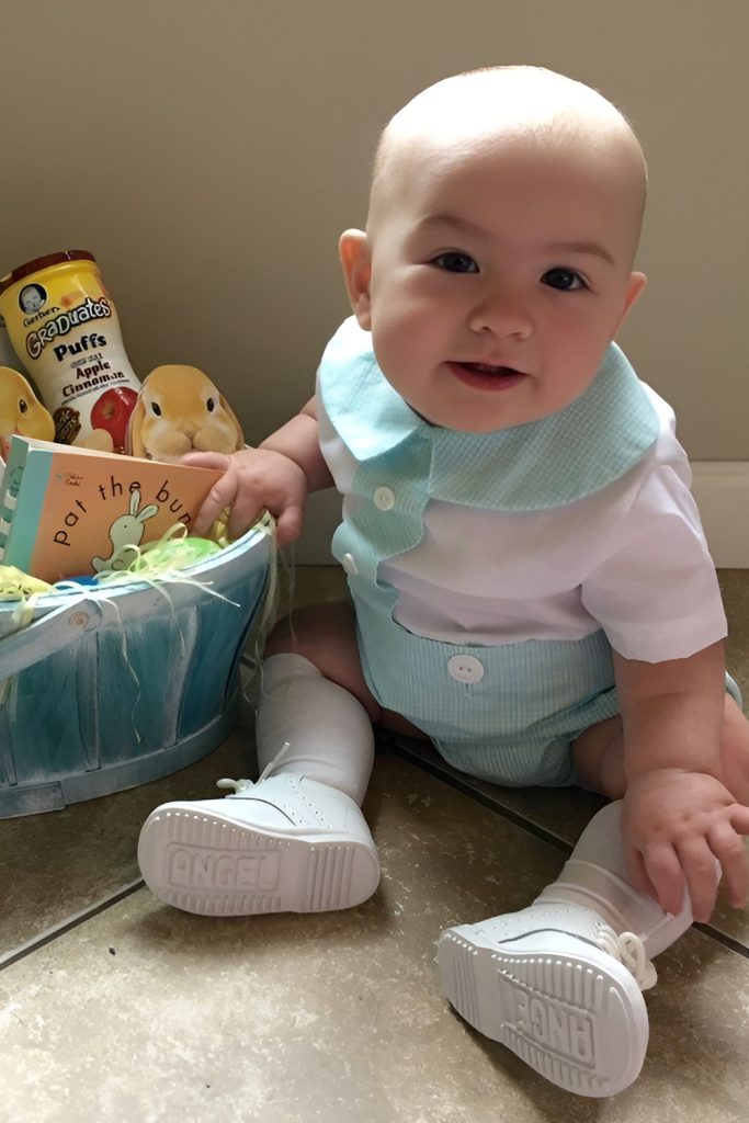 Baby's First Easter Basket with Keepsake Items