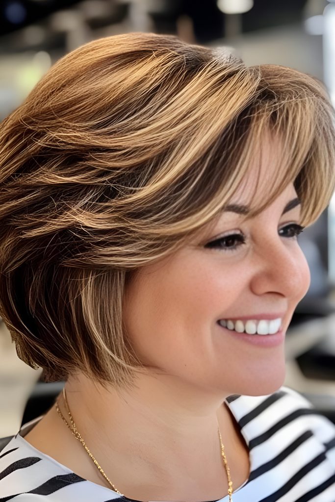 Bob Corte Alargado para un Cabello