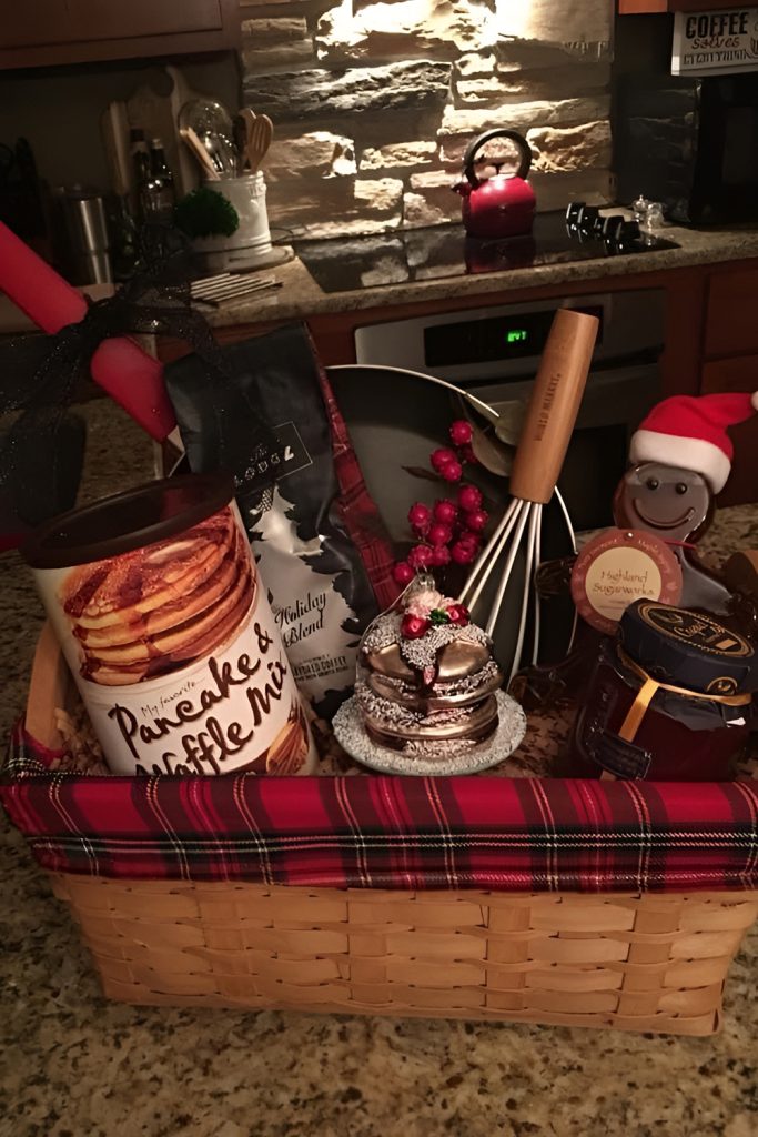 Breakfast Themed Gift Basket Full Of Fun Morning Foods