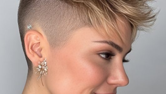 Carved Spikey Undercut Hairstyle For Maximum Dram