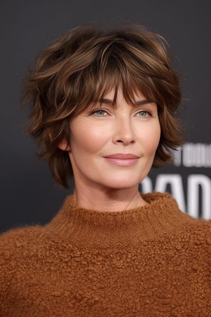 Classic ’70s Short Shag Hairstyle Revamped