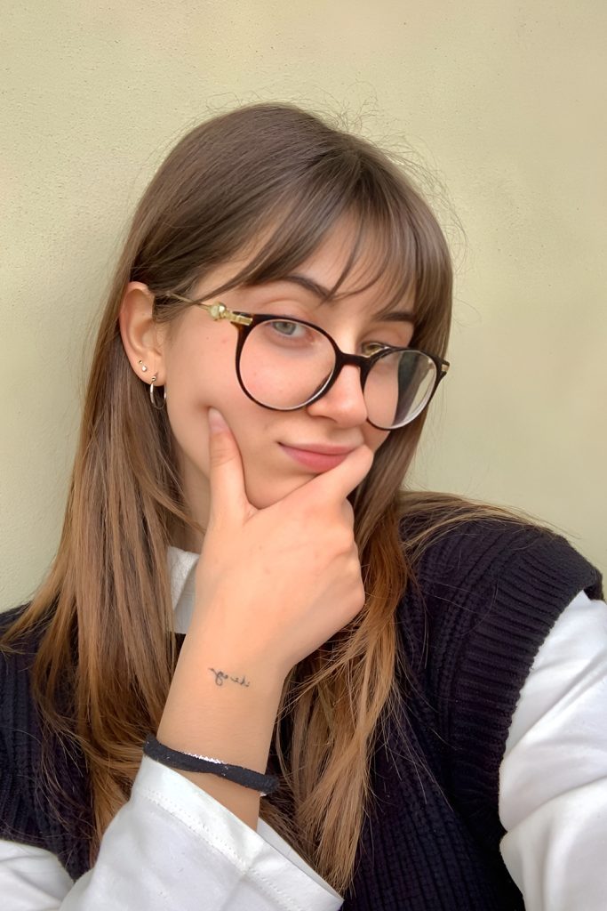 Curtain Bangs with Long Hair and Professional Styling