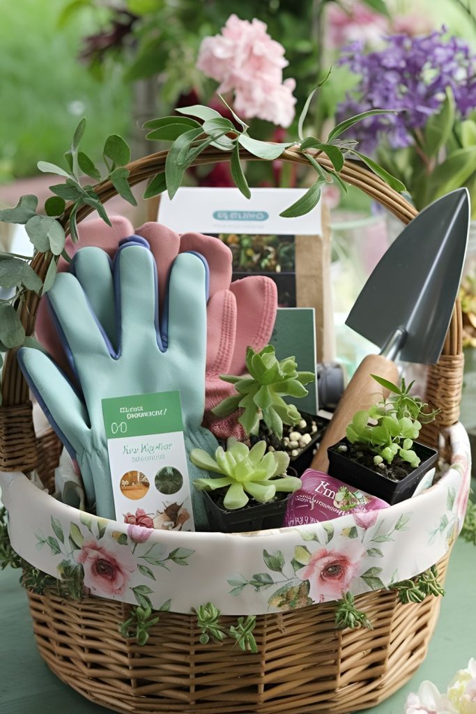Gardening Themed Easter Basket for Spring Planters