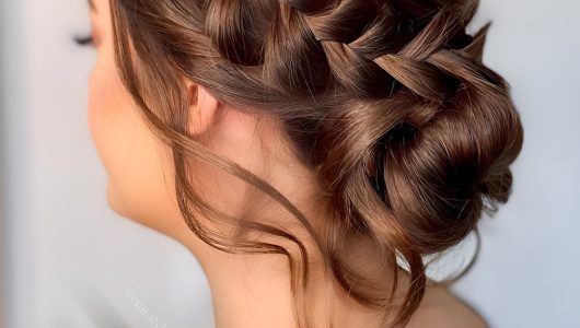 Low Braided Bun