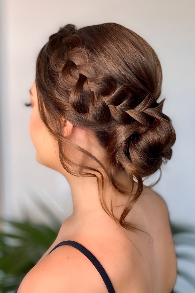 Low Braided Bun