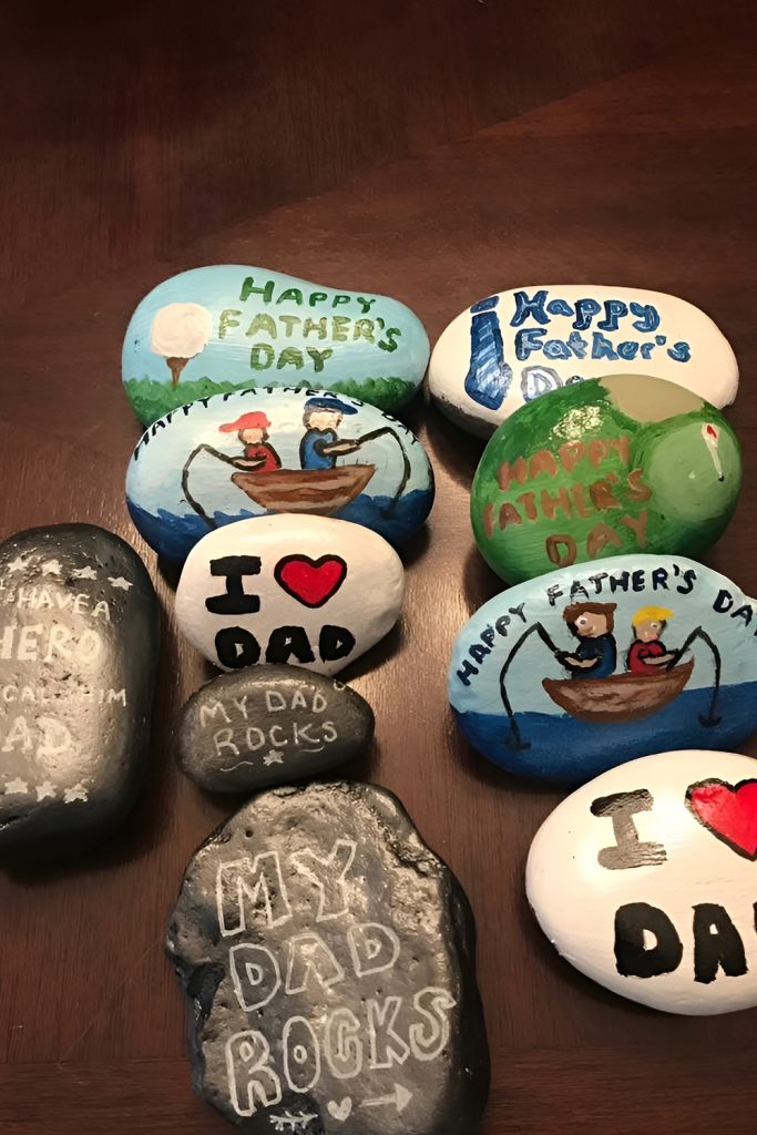 Outdoor Art Painting Rocks and More