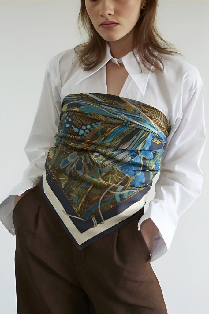 Play with Patterns Artistic Touch with Scarves