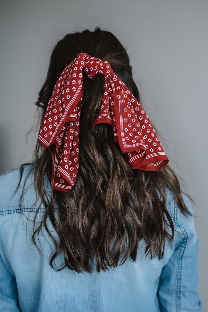 Ponytail with Bandana