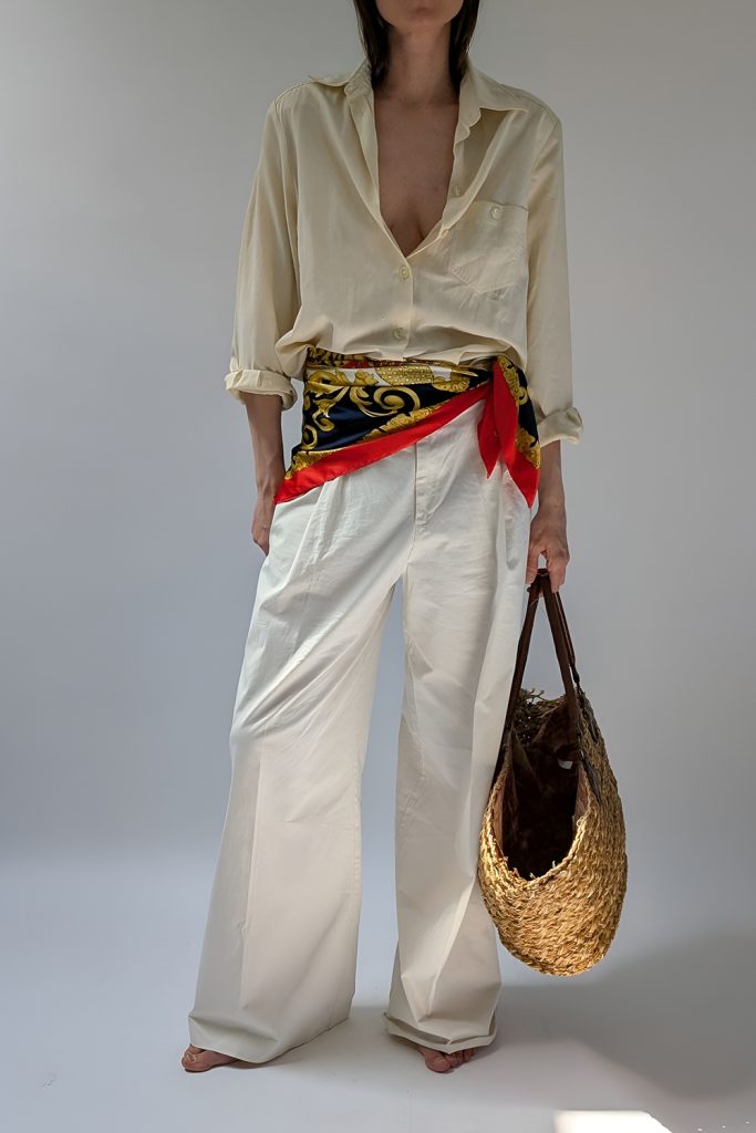 Scarf Belt Bringing Simple Looks into Fashion