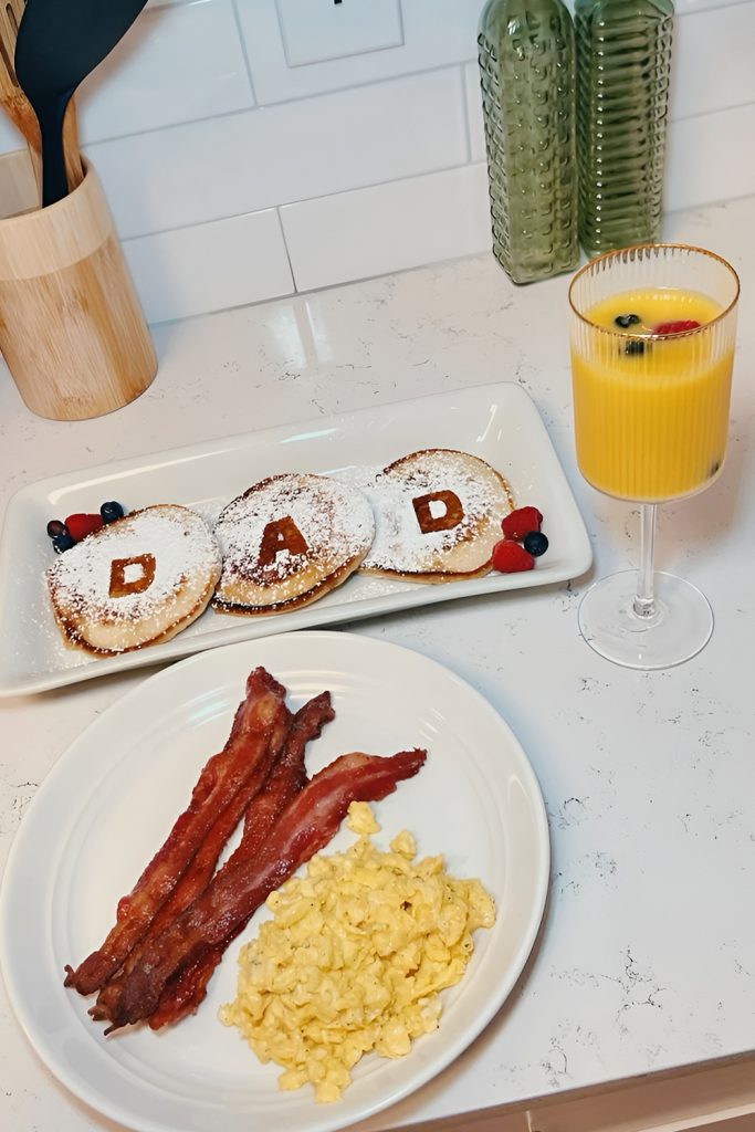 Sharing a Homemade Breakfast