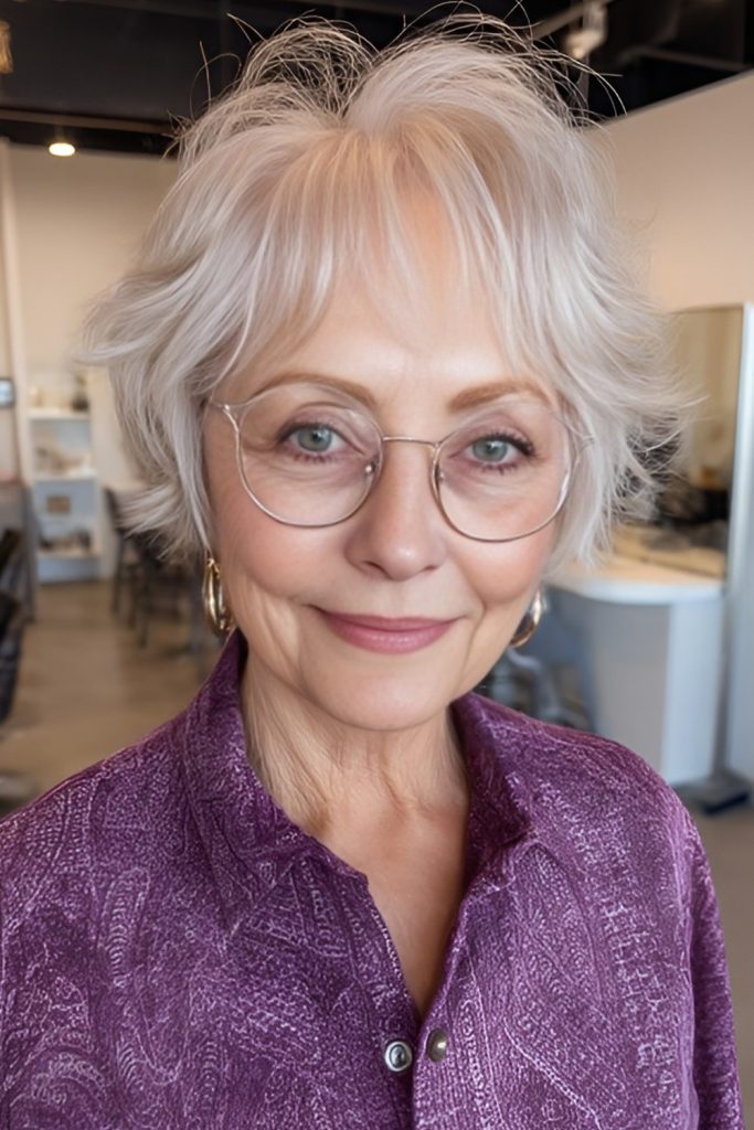Short Cut with Light Face Framing Layers
