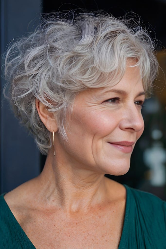 Short Wavy Cut with Natural Texture