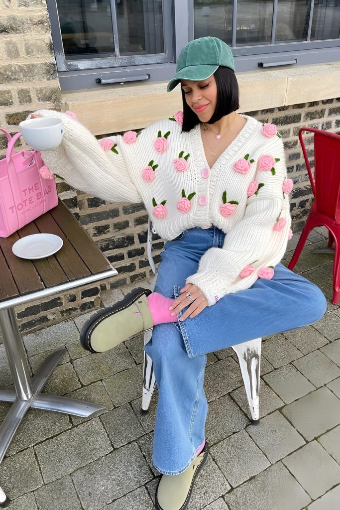 Soft Knit Dress for Cooler Easter Mornings