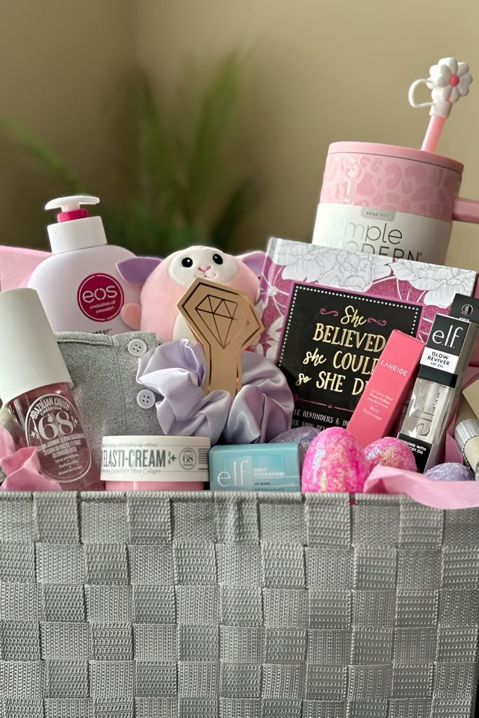 Teenage Girl Easter Basket With Beauty and Fun