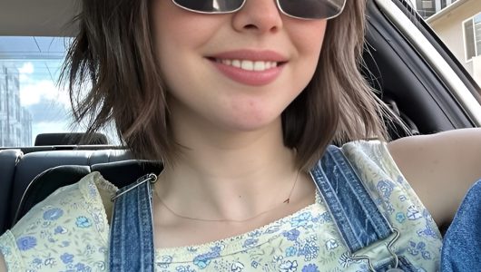 Textured Crop with Curtain Bangs