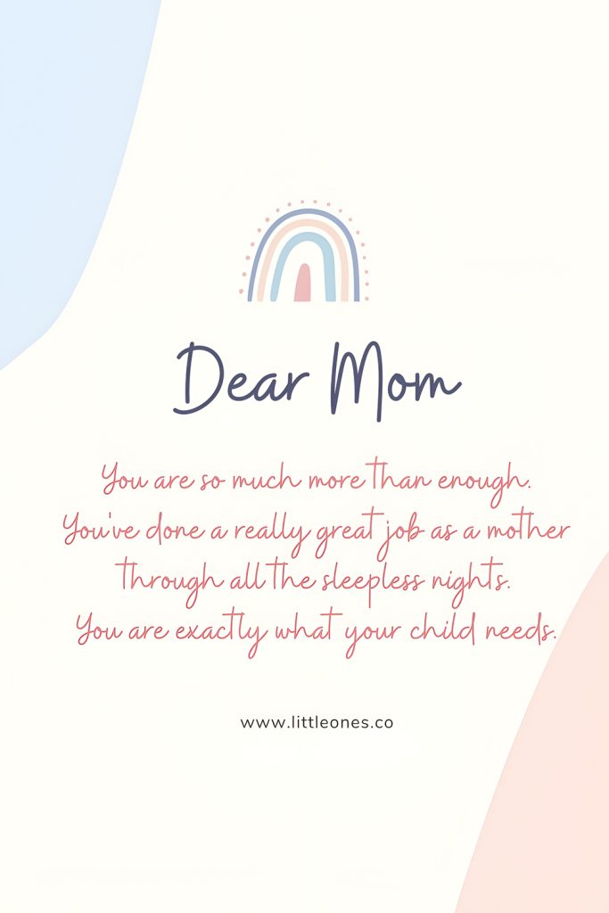 Encouraging Confidence in Her Motherly Voice