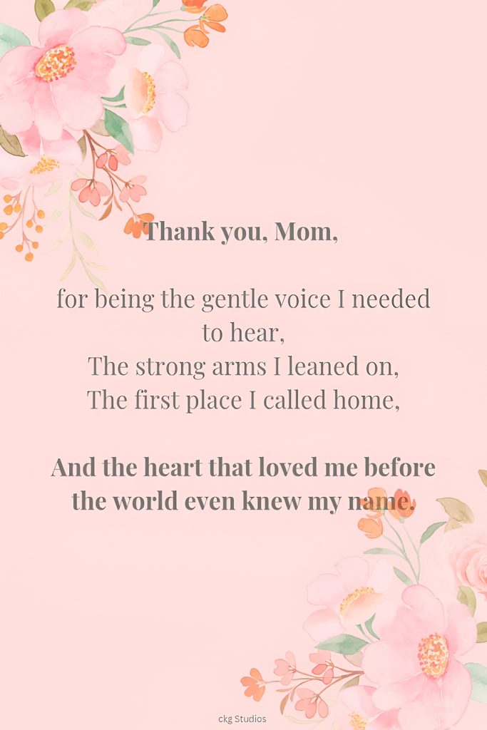 For the Mom Who Feels Like Home