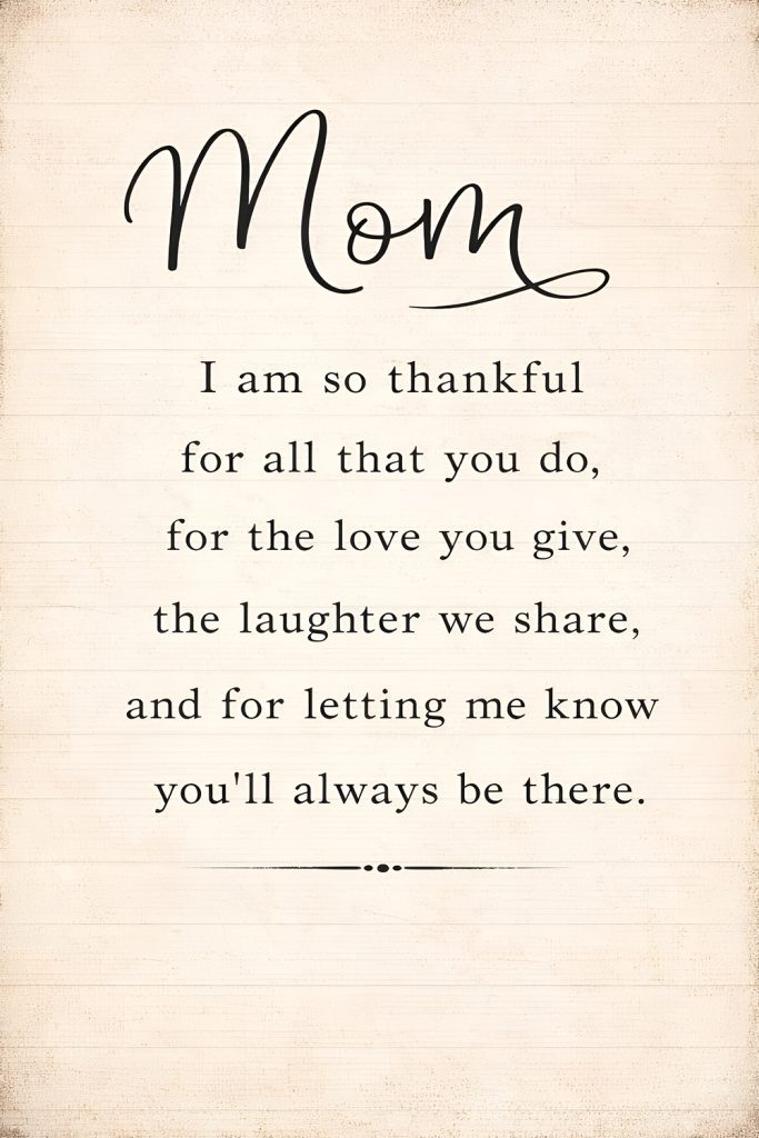 For the Mom Who Turns Chaos Into Comfort