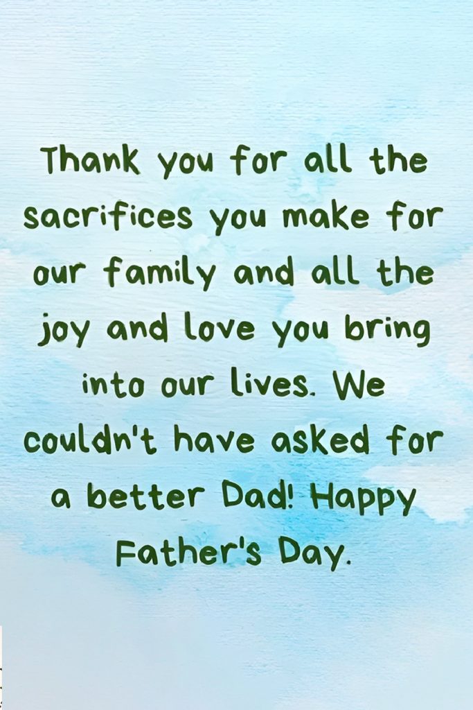 Messages That Honor Everyday Sacrifices
