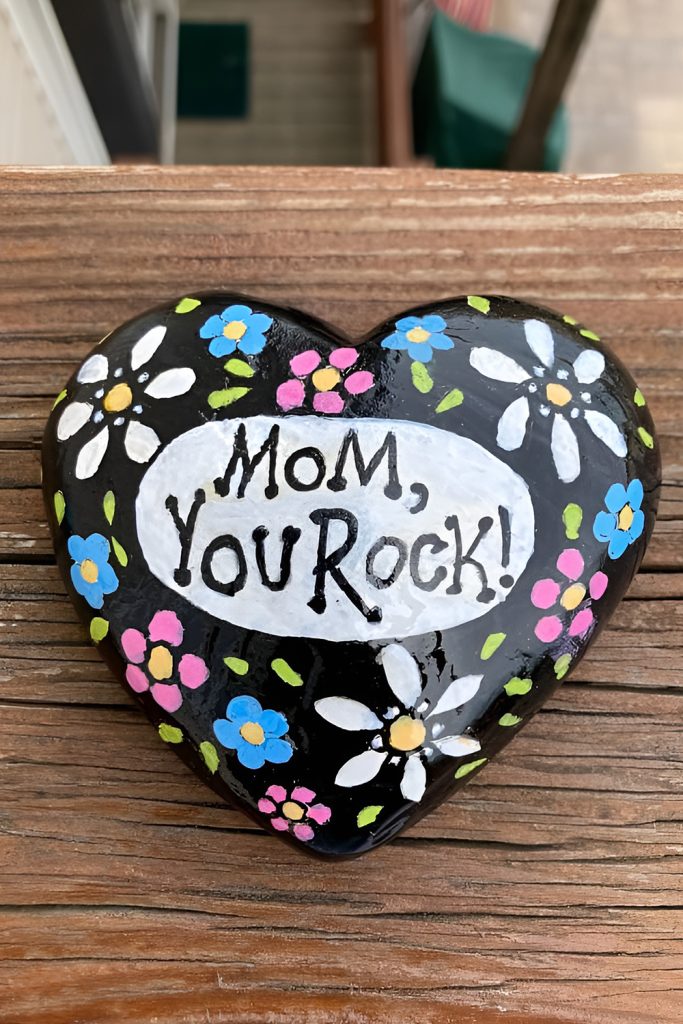 Painted Rocks with Heartfelt Messages