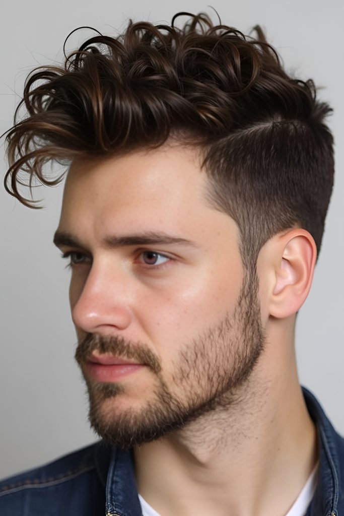 Controlled and Stylish with a Side Swept Short Cut