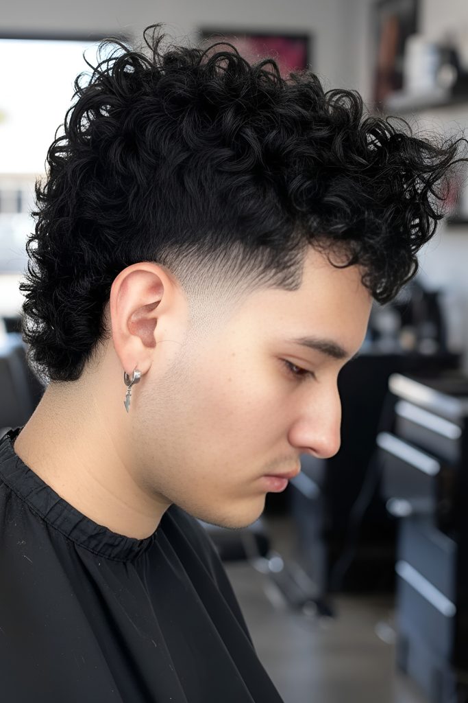 Faux Hawk and Fade Combination