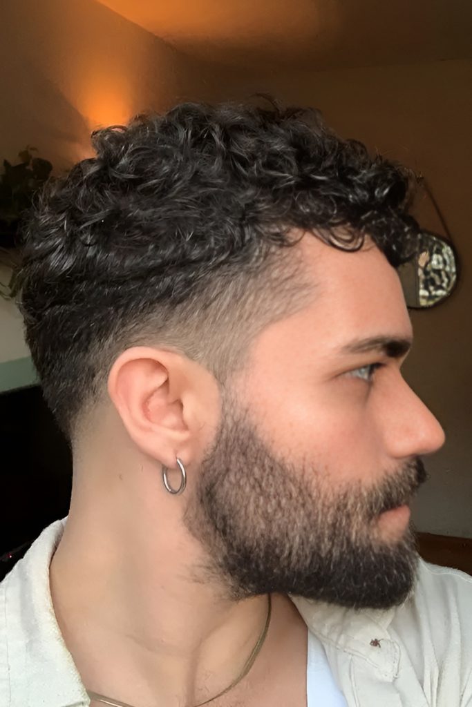 Keep Curls Cool with a Short Tapered Curly Top