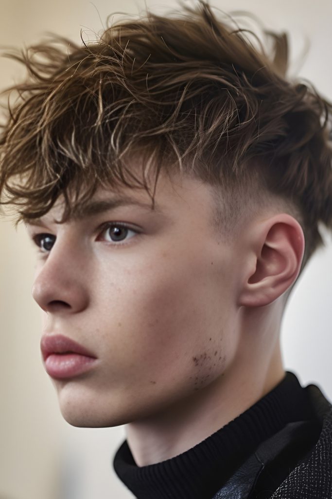 Messy Caesar Haircut with Casual Everyday Appeal