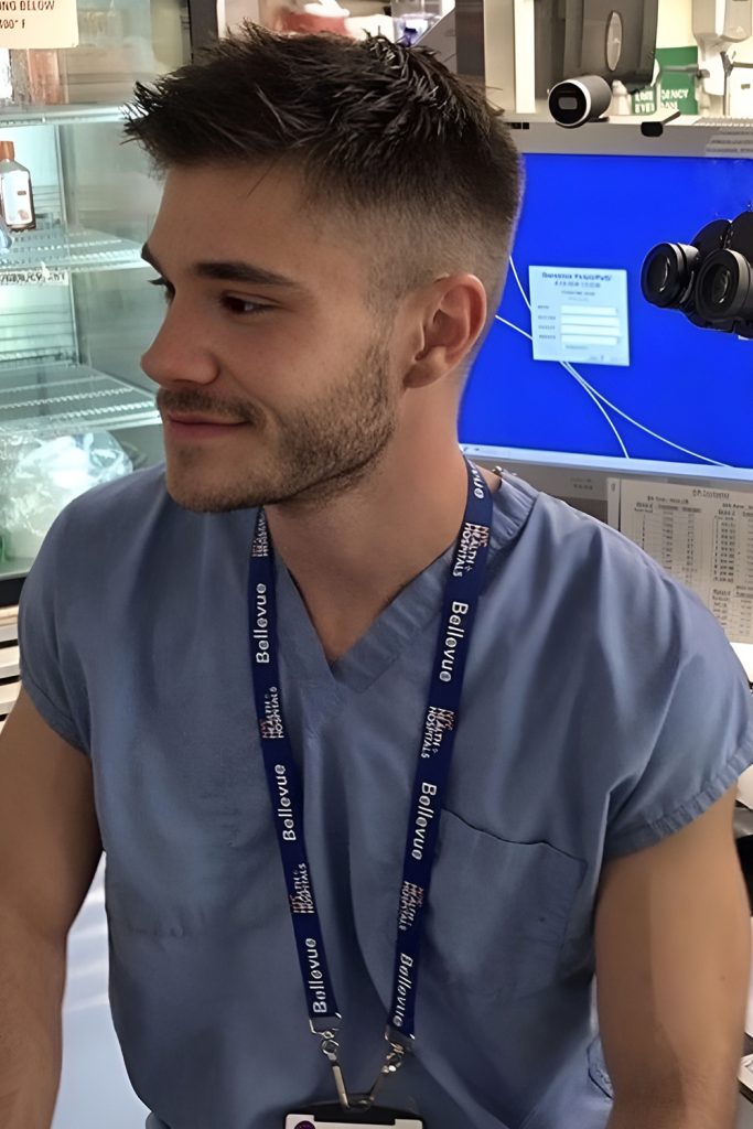 Short Beard with Soft Fade Edges