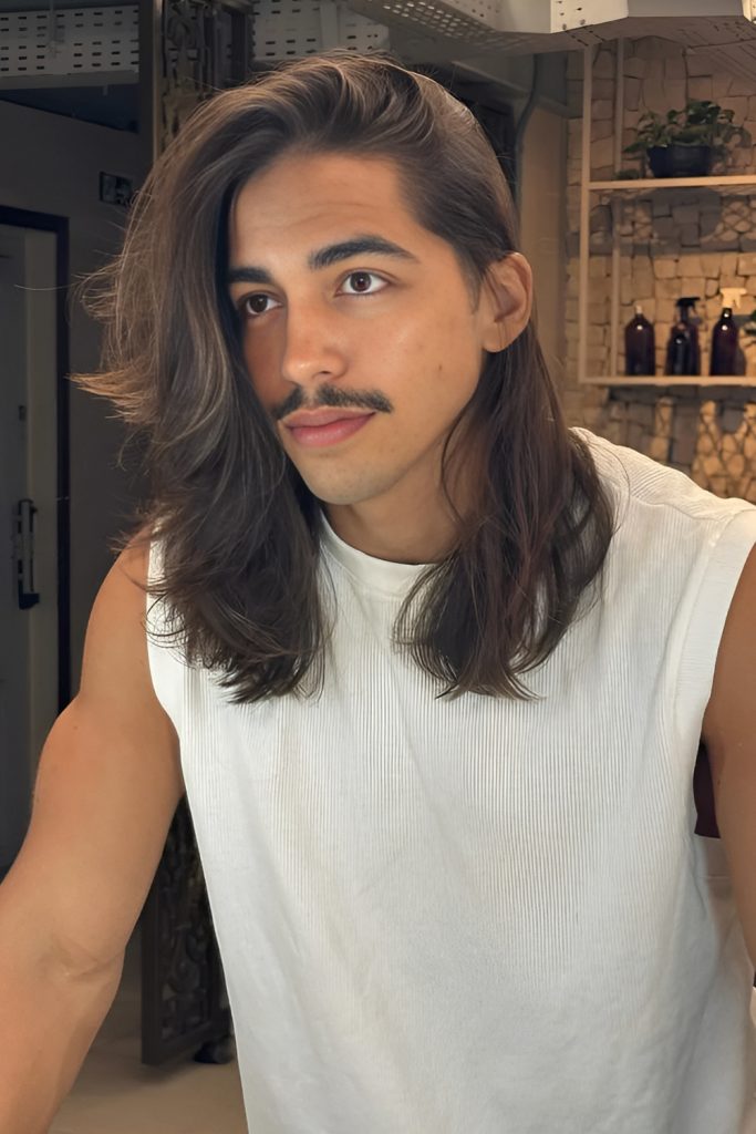 Sleek Straight Long Hair for a Polished Look