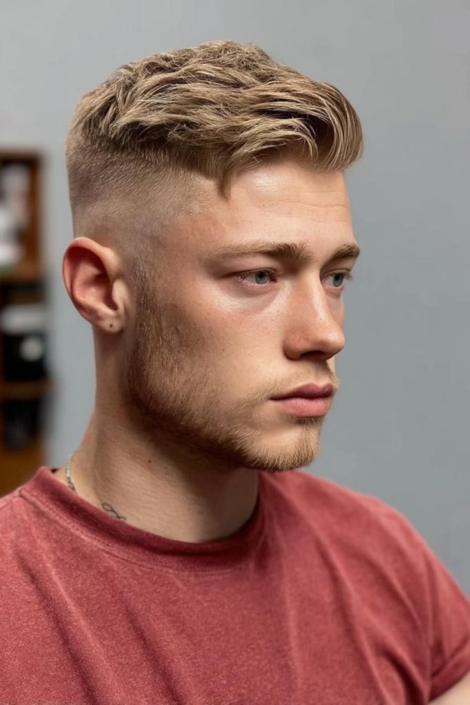 High Fade Undercut with Structured Top