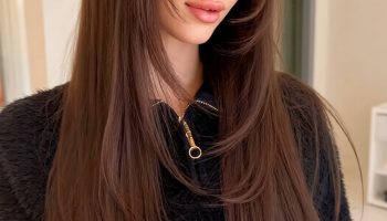 Long Straight Hair With Wispy Bangs vs Curtain Bangs