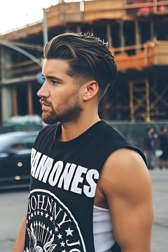 Long Top Undercut with Tapered Sides
